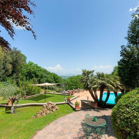 Villa Carolina - Piscina E Parco Panoramico Campagnano Di Roma Buitenkant foto