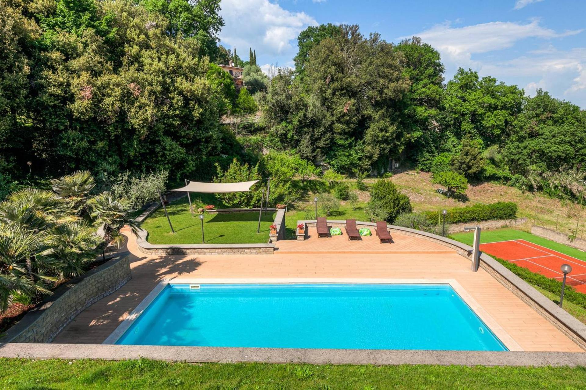 Villa Carolina - Piscina E Parco Panoramico Campagnano Di Roma Buitenkant foto