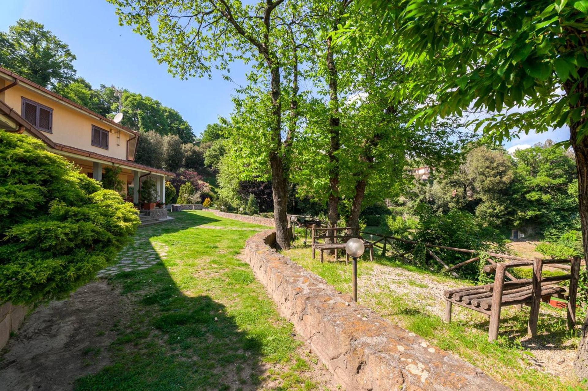 Villa Carolina - Piscina E Parco Panoramico Campagnano Di Roma Buitenkant foto